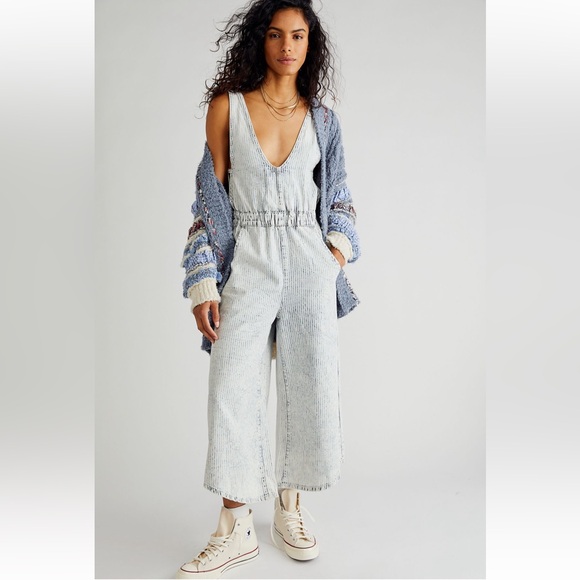 Free People Pants - Free People Alora Railroad Jumpsuit